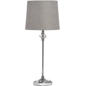Glass and Chrome Silver Table Lamp Florence-Hills Interior-Luxe Interior