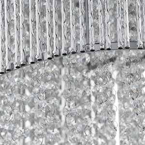Luxe 12 Pendant Crystal Light Chandelier