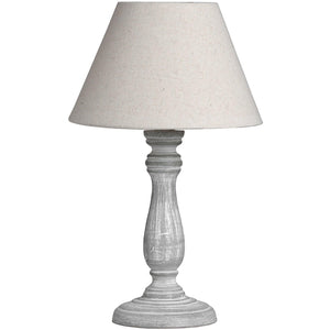 Linen and Wood Paros Table Lamp-Hills Interior-Luxe Interior