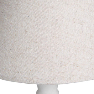 Linen and White Wood Cyrene Table Lamp-Hills Interior-Luxe Interior