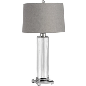 Glass and Silver Roma Table Lamp-Hills Interior-Luxe Interior