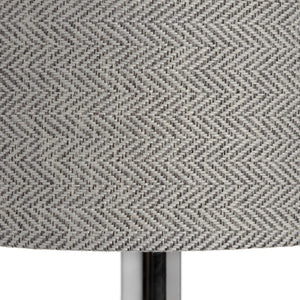 Silver Chrome Milan Table Lamp-Hills Interior-Luxe Interior