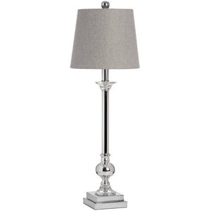 Silver Chrome Milan Table Lamp-Hills Interior-Luxe Interior