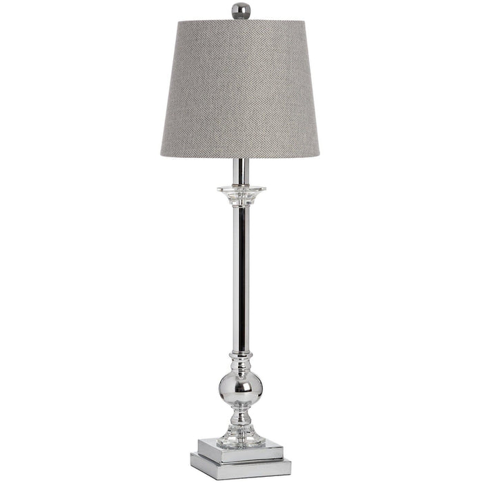 Silver Chrome Milan Table Lamp