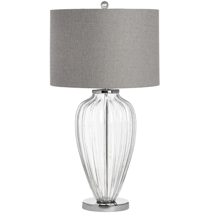 Glass and Metal Bologna Table Lamp