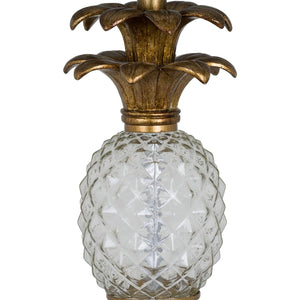 Gold and Glass Pineapple Effect Ananas Table Lamp-Hills Interior-Luxe Interior