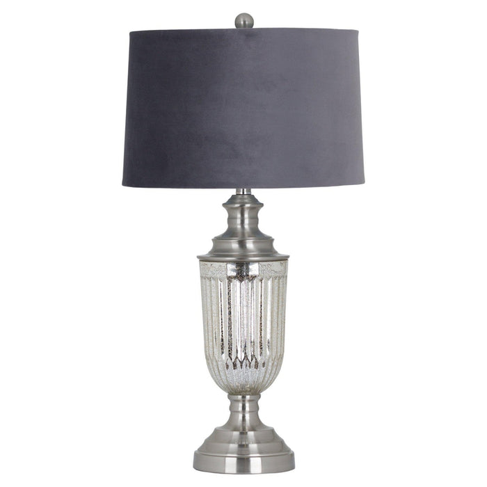 Glass and Silver Penelope Table Lamp