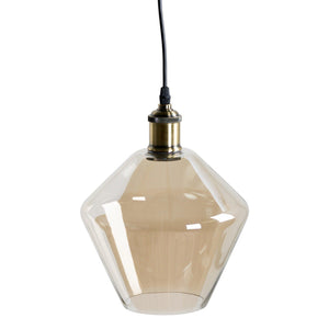 Smoked Glass Cone Pendant Light-Hills Interior-Luxe Interior