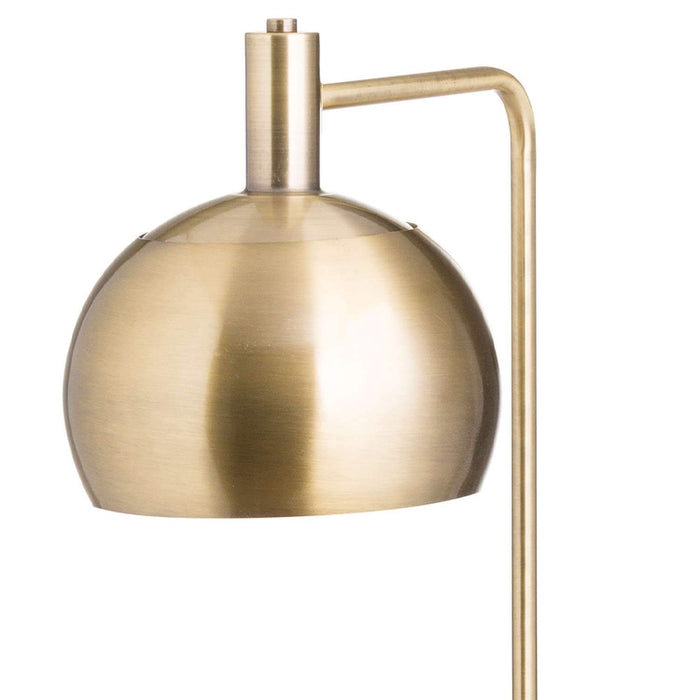 Marble And Brass Industrial Adjustable Floor  Lamp