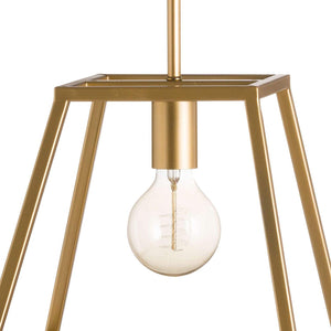 Brass Piped Pendant Light-Hills Interior-Luxe Interior