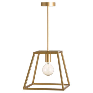 Brass Piped Pendant Light-Hills Interior-Luxe Interior