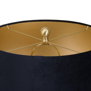 Ceramic Black and Gold Table Lamp