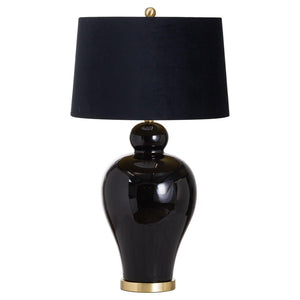 Kevin Black Ceramic Table Lamp