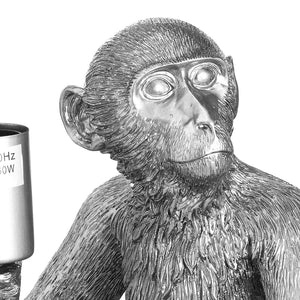 Silver Table Lamp Monkey-Hills Interior-Luxe Interior