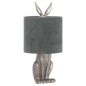 Silver Hare Table Lamp