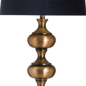 Santiago Bronze Table Lamp with Black Velvet Shade