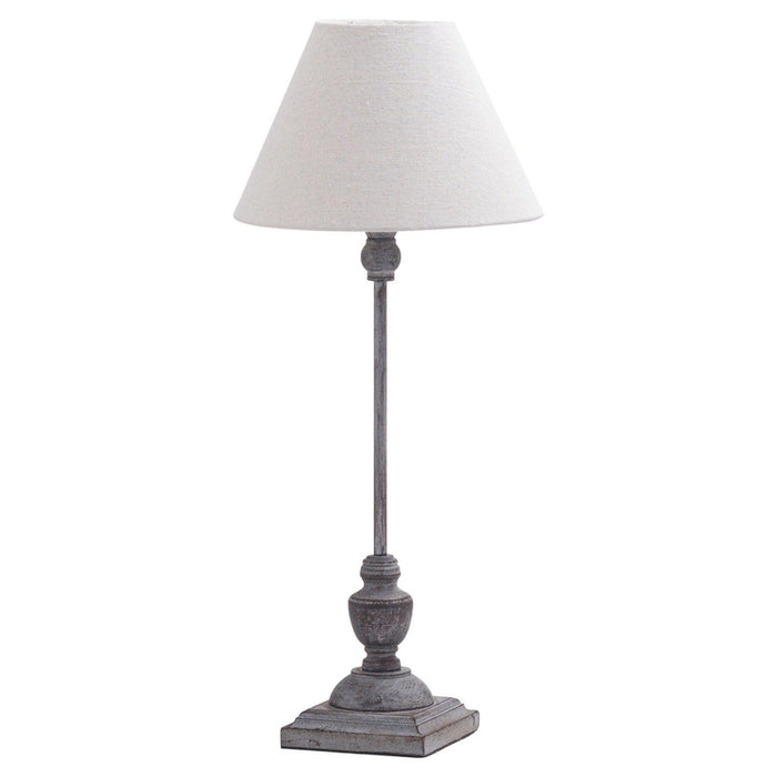 Incia Stem Table Lamp with Linen Shade