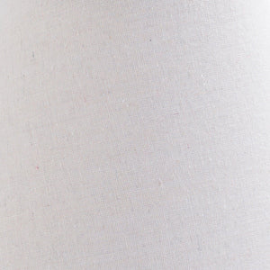 Incia Column Wooden Table Lamp with Linen Shade