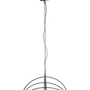 Spherical Round Industrial Chandelier-Hills Interior-Luxe Interior