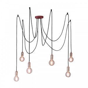 Studio 6 Cluster Pendant Light Copper