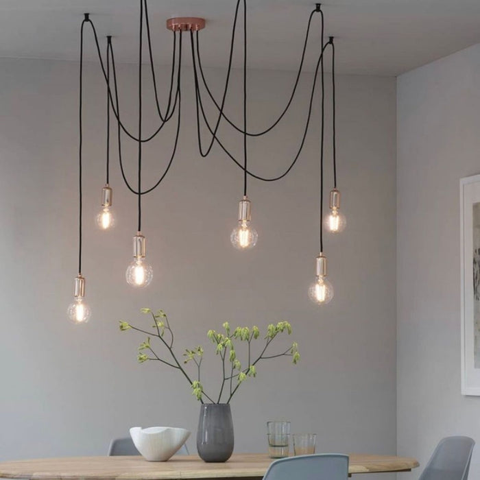 Studio 6 Cluster Pendant Light Copper