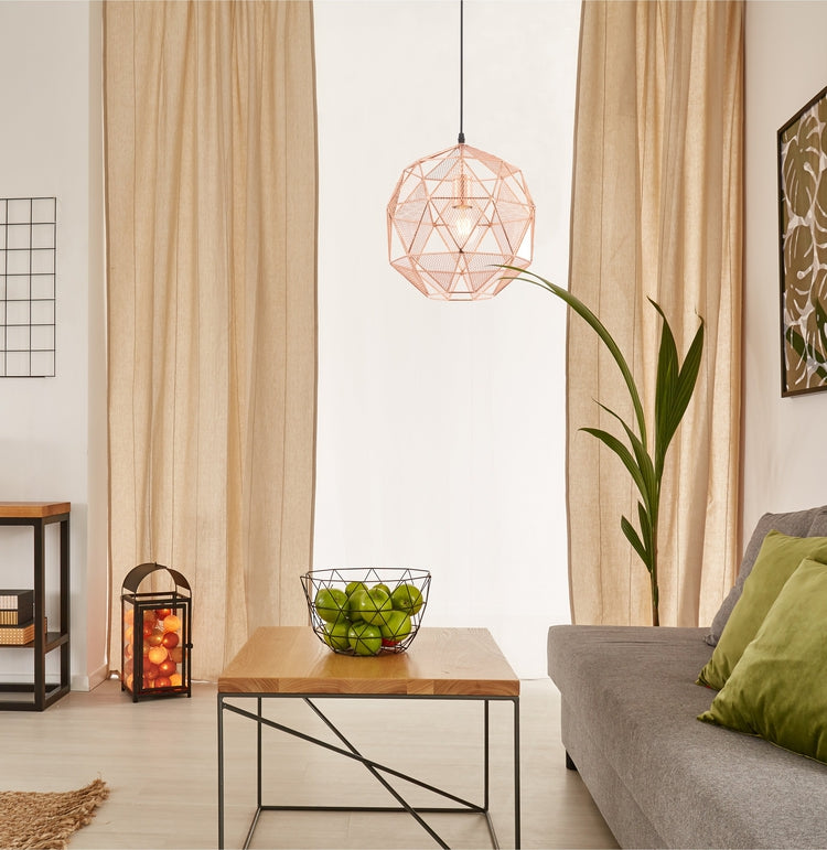 Armour Pendant Light Copper