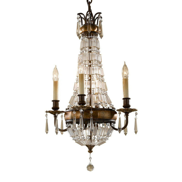 Bellini 4 Light Quartz Crystal Chandelier