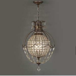 Bellini 3 Light Quartz Crystal Chandelier