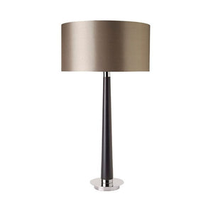 Tall Walnut Base Effect Table Lamp