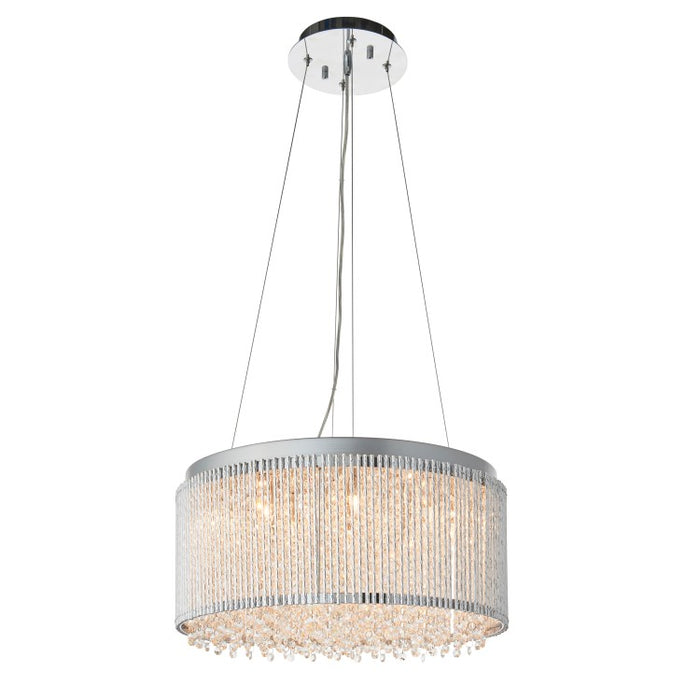 Luxe 12 Pendant Crystal Light Chandelier