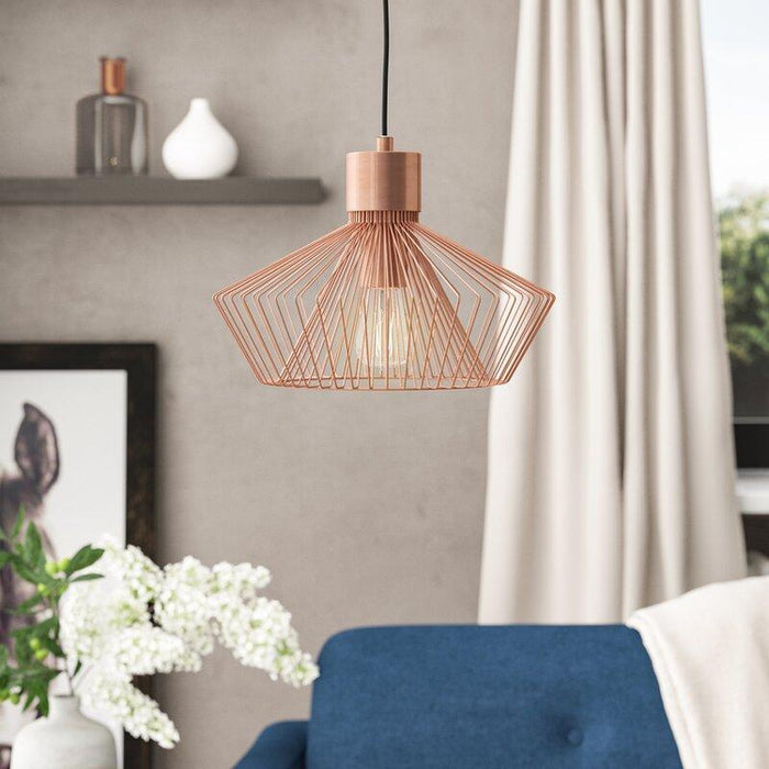 Kimberley Copper Finish Pendant Light