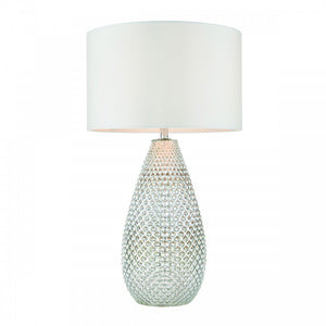 Livia Mercury Silver Glass Table Lamp