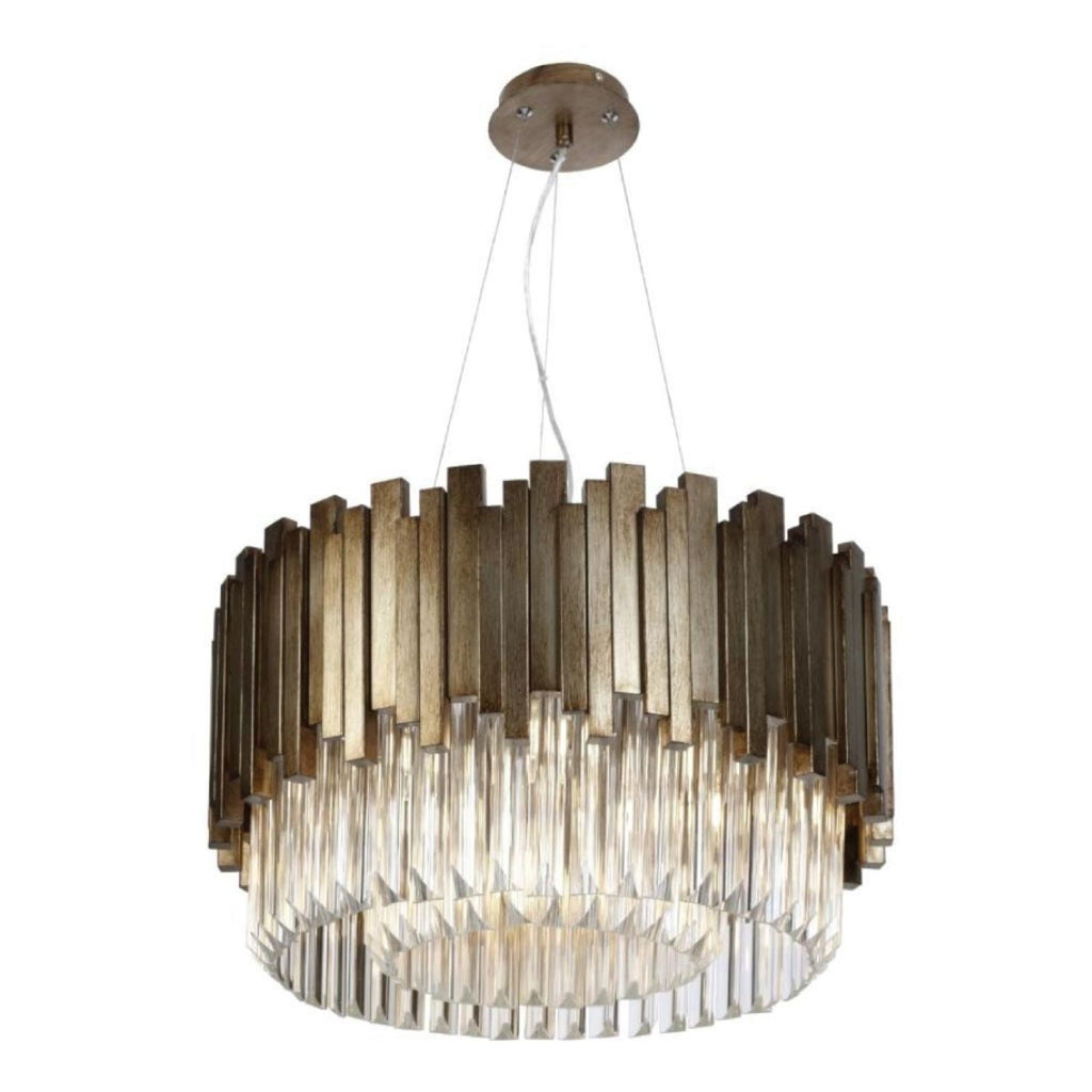 Gold Crystal Maive Large Pendant Chandelier