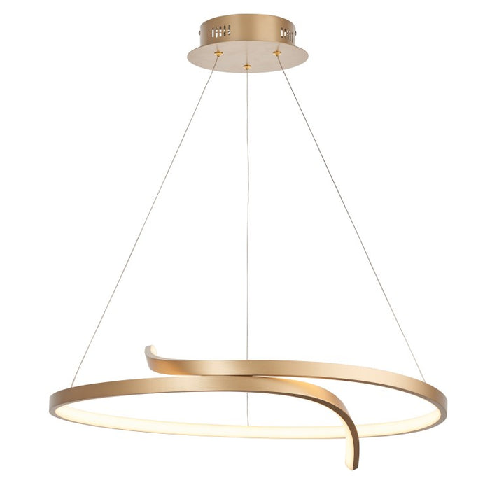 Swirl LED Ceiling Light Gold