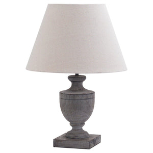 Uncia Urn Wooden Table Lamp