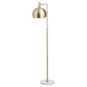 Marble And Brass Industrial Adjustable Floor  Lamp