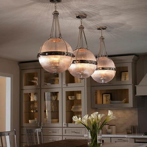 Aster 3 Light Pendant – Natural Brass