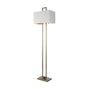 Danby Floor Lamp in Antique Brass Finish