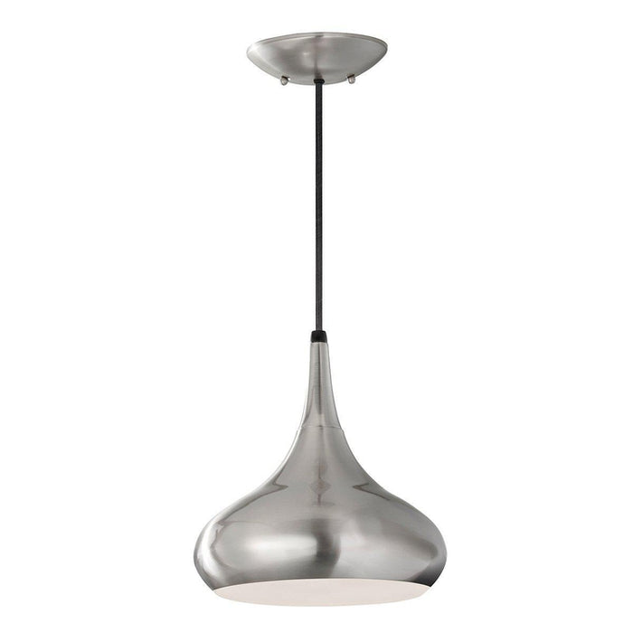 Beso 1 Light Medium Pendant – Brushed Steel