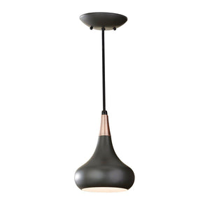 Beso 1 Light Mini Pendant – Dark Bronze-Feiss-Luxe Interior