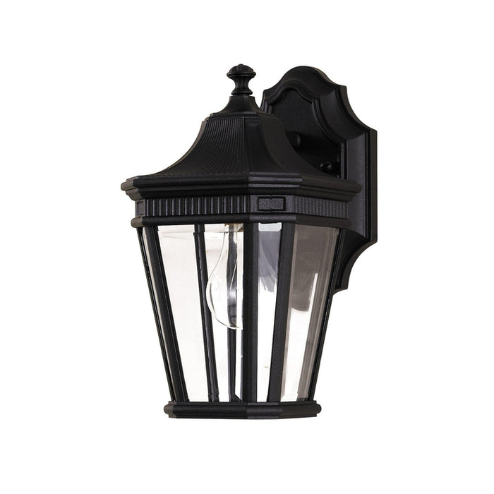 Cotswold Lane 1 Light Small Wall Lantern – Black