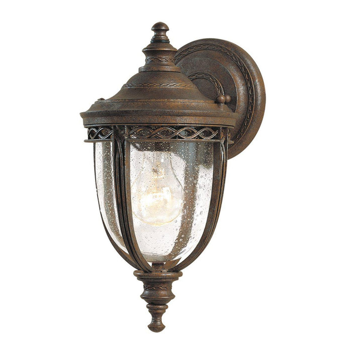 English Bridle 1 Light Small Wall Lantern – British Bronze