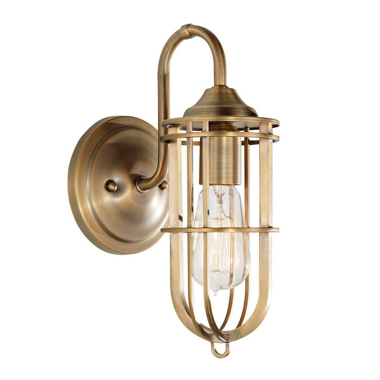 Urban Renewal 1 Light Wall Light – Dark Antique Brass-Feiss-Luxe Interior