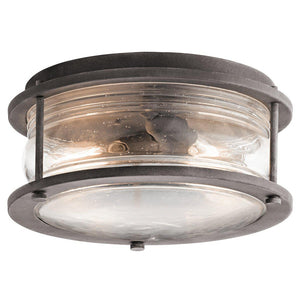 Ashlandbay 2 Light Outdoor Ceiling Flush-Kichler-Luxe Interior