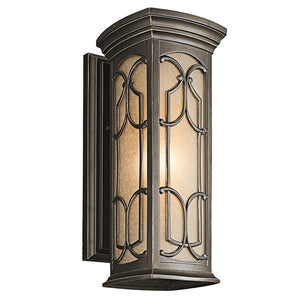 Franceasi 1 Light Medium Wall Lantern-Kichler-Luxe Interior