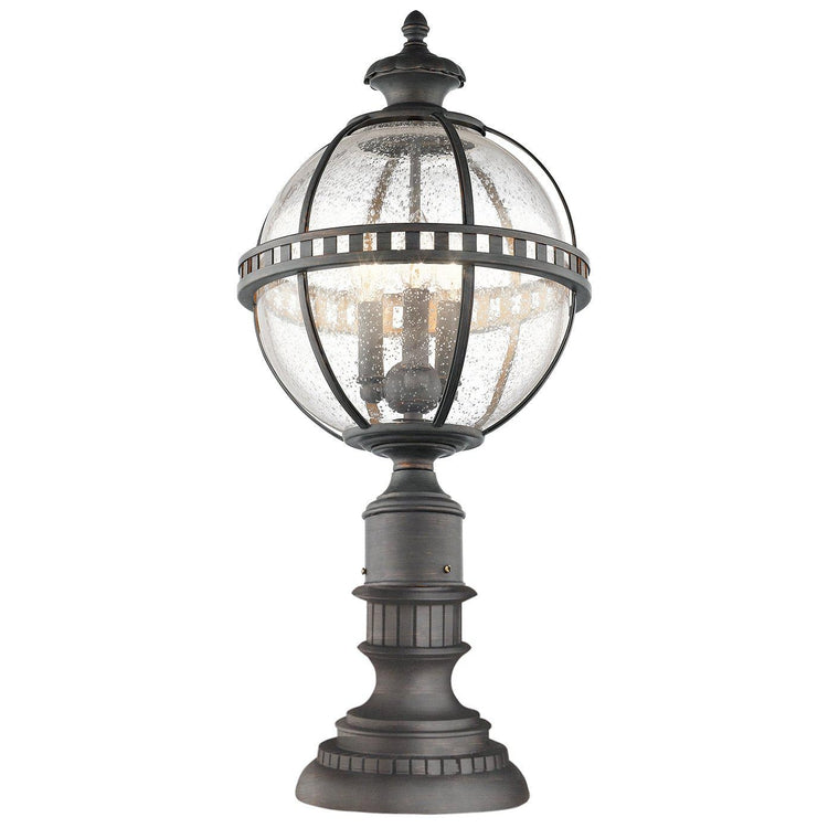 Halleron 3 Light Pedestal Lantern-Kichler-Luxe Interior