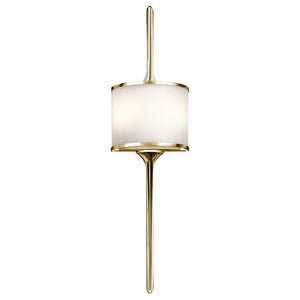 Mona 2 Light Wall Light – Polished Brass-Kichler-Luxe Interior