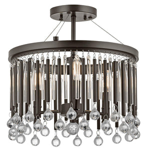 Piper 3 Light Semi Flush-Kichler-Luxe Interior