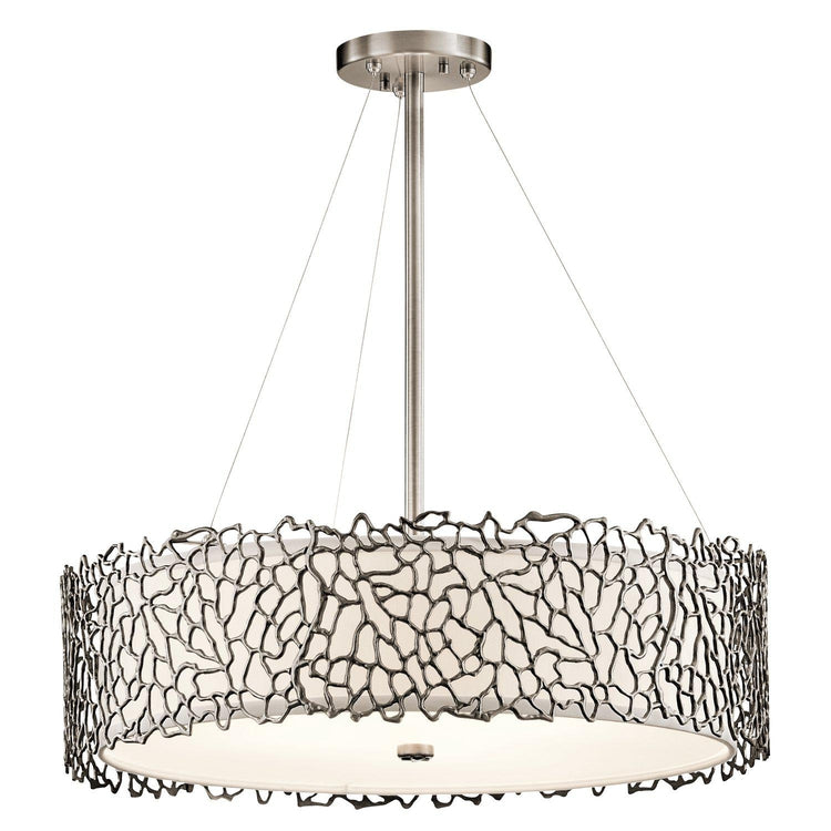 Silver Coral 4 Light Pendant-Kichler-Luxe Interior